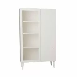 Vitriini Vilja, 90 Cm -Muut kalusteet Myynti 2023 Hiipakka Vilja vitriini valkoinen maitolasi