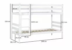 Kerrossänky Iltasatu, 80x200 Cm -Muut kalusteet Myynti 2023 kerrossC3A4nky mittatiedotNK
