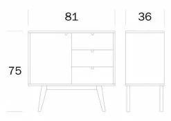 Lipasto Notte 5 Lipasto Notte -Muut kalusteet Myynti 2023 notte lipastomitat