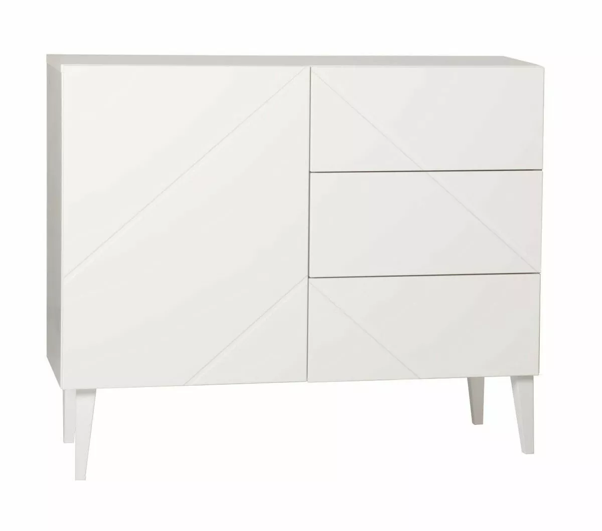 Lipasto Vilja Ovilla Ja Laatikoilla, 100 Cm 2 Lipasto Vilja Ovilla Ja Laatikoilla, 100 Cm - Image 2